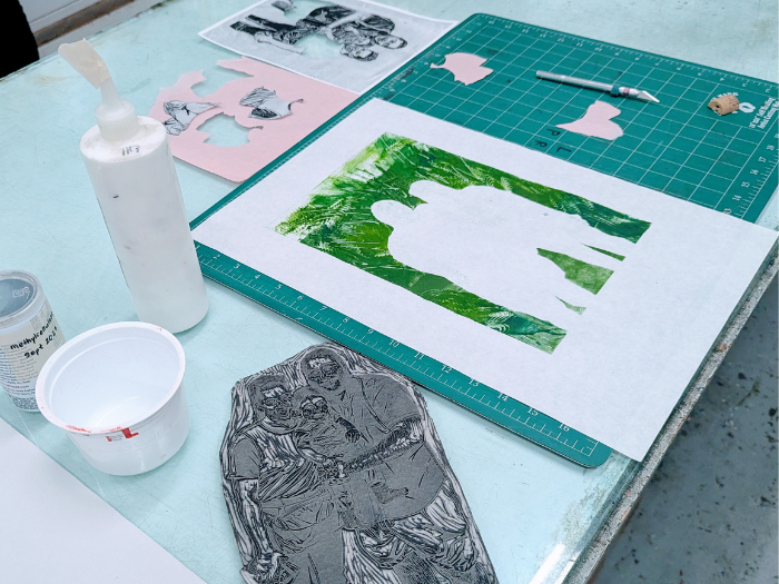 Chine-Collé in a Day at Lillstreet Art Center