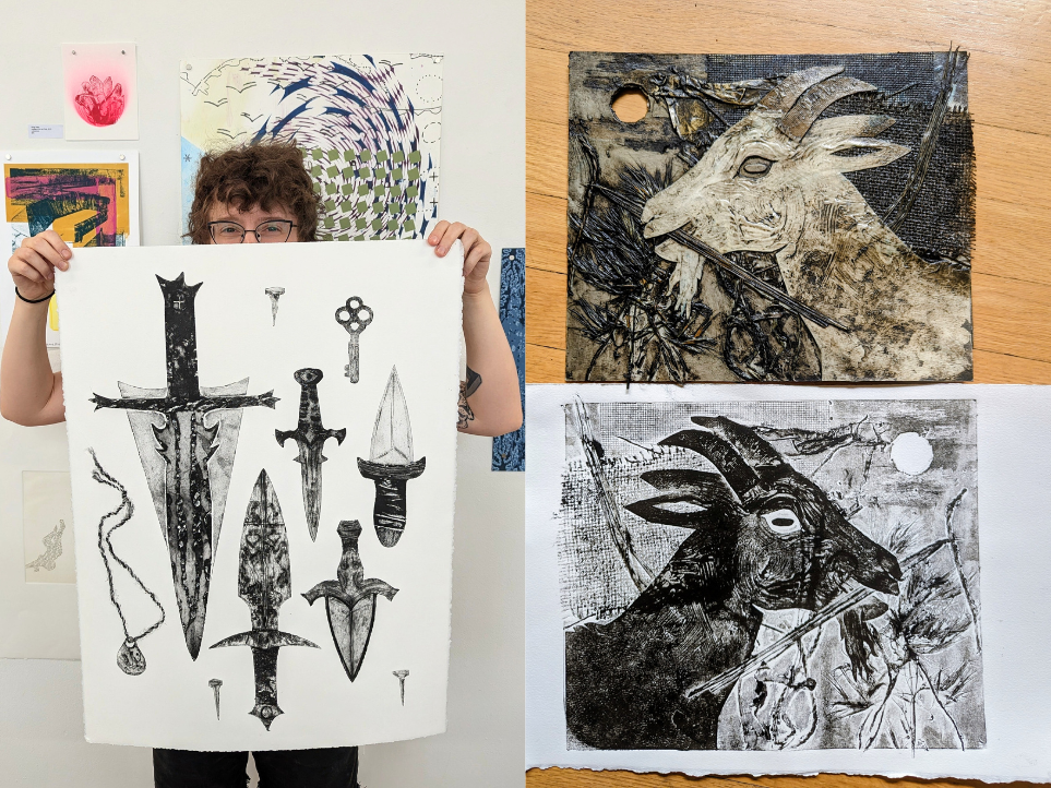 Collagraphs: Printable Collage
