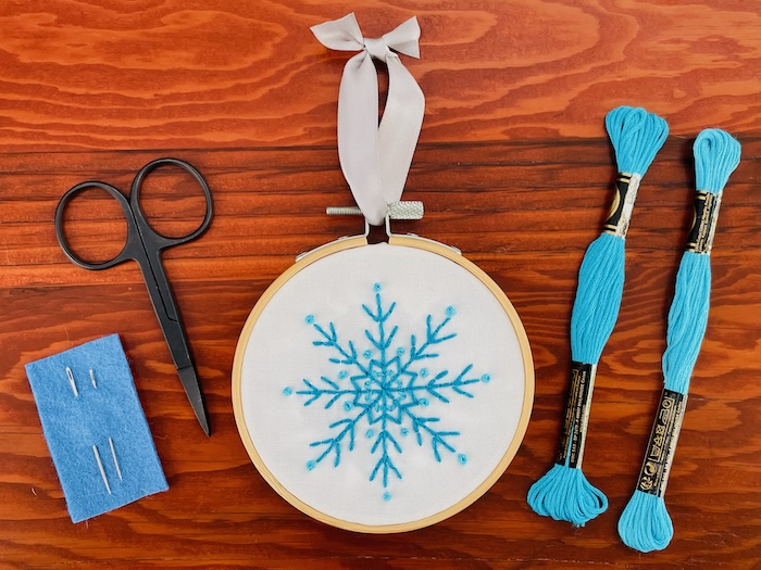 Embroidered Ornaments Family Workshop