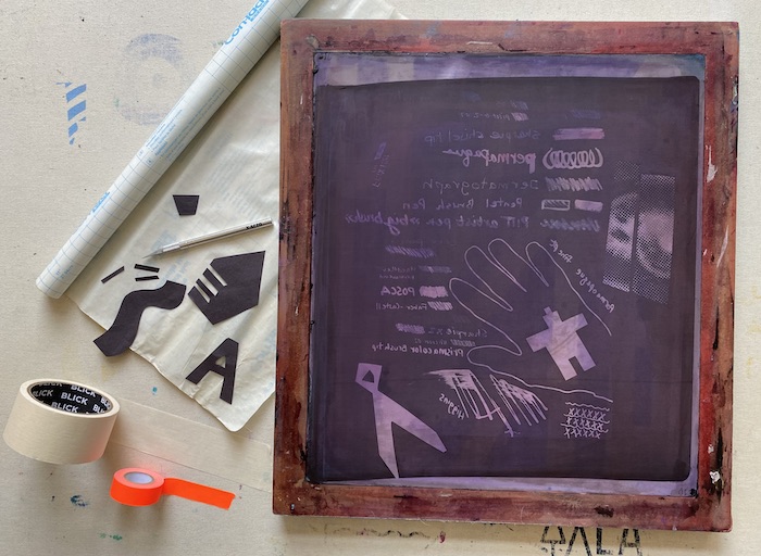 Exploring Screen Printing on Fabric