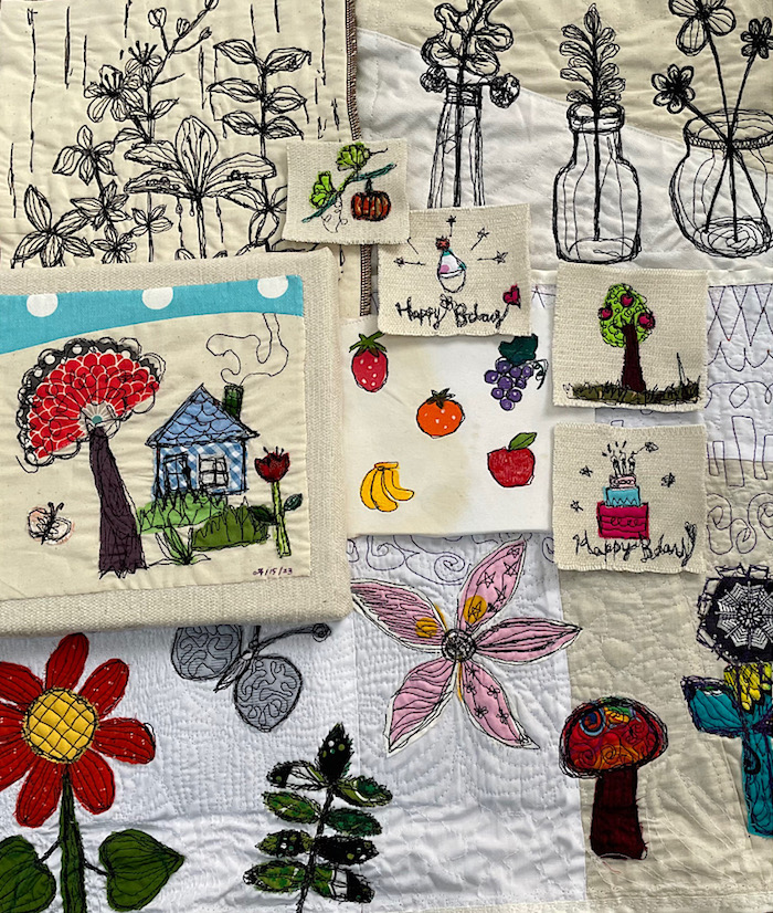 Free Motion Embroidered Art