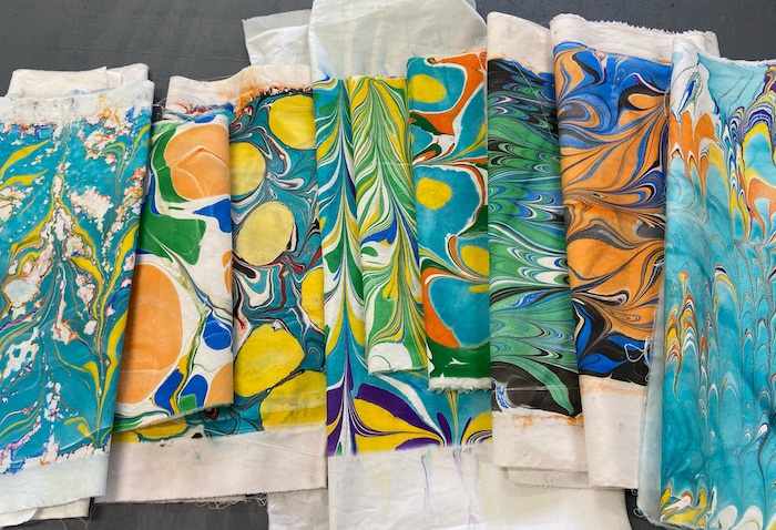 Marbling Paper & Fabric Projects