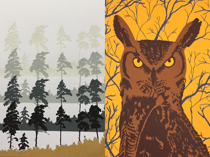 Multilevel Screen Printing on Paper