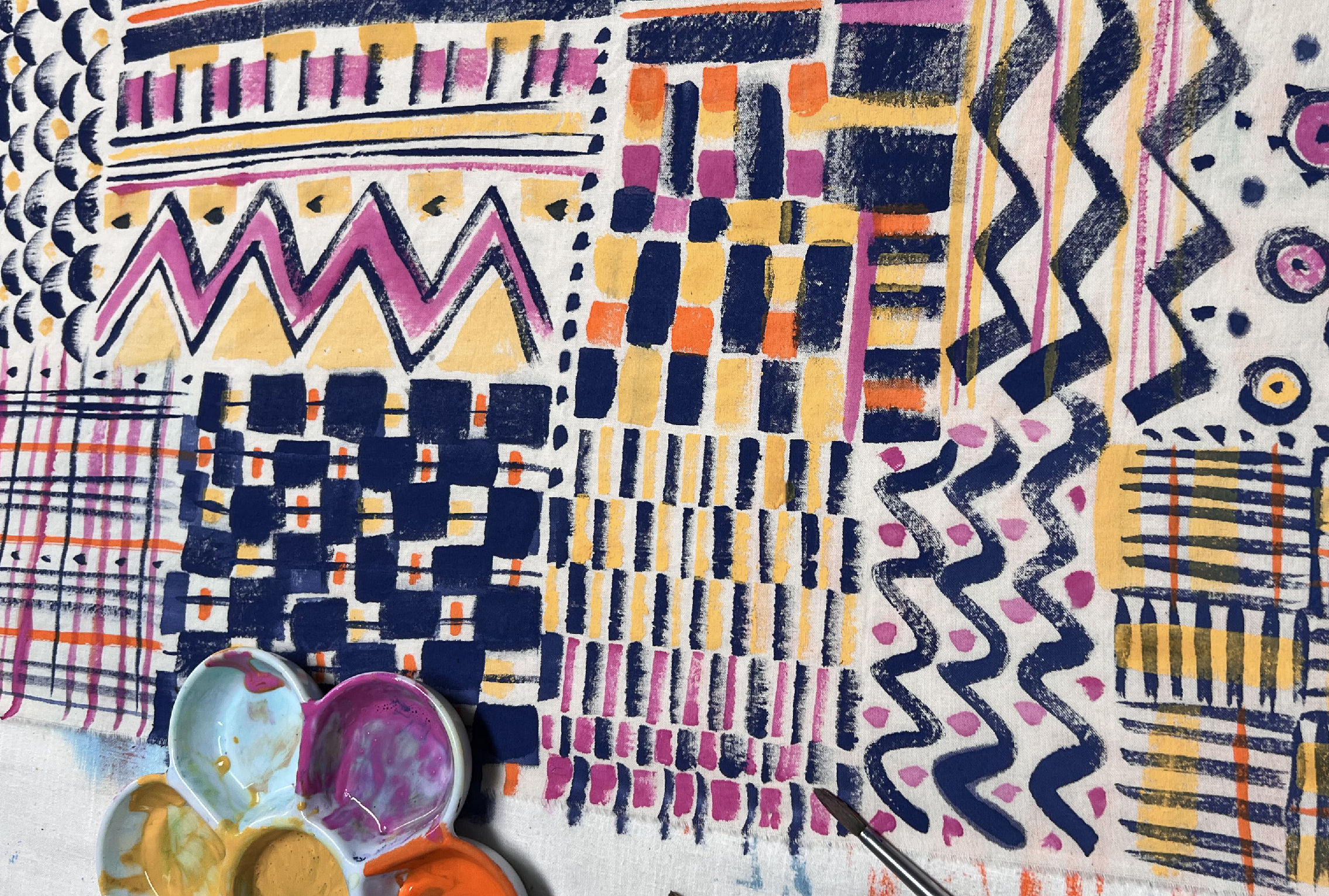 Painting on Fabric at Lillstreet Art Center
