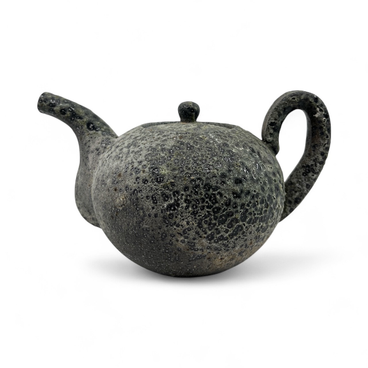 Teapot, soda fired 
