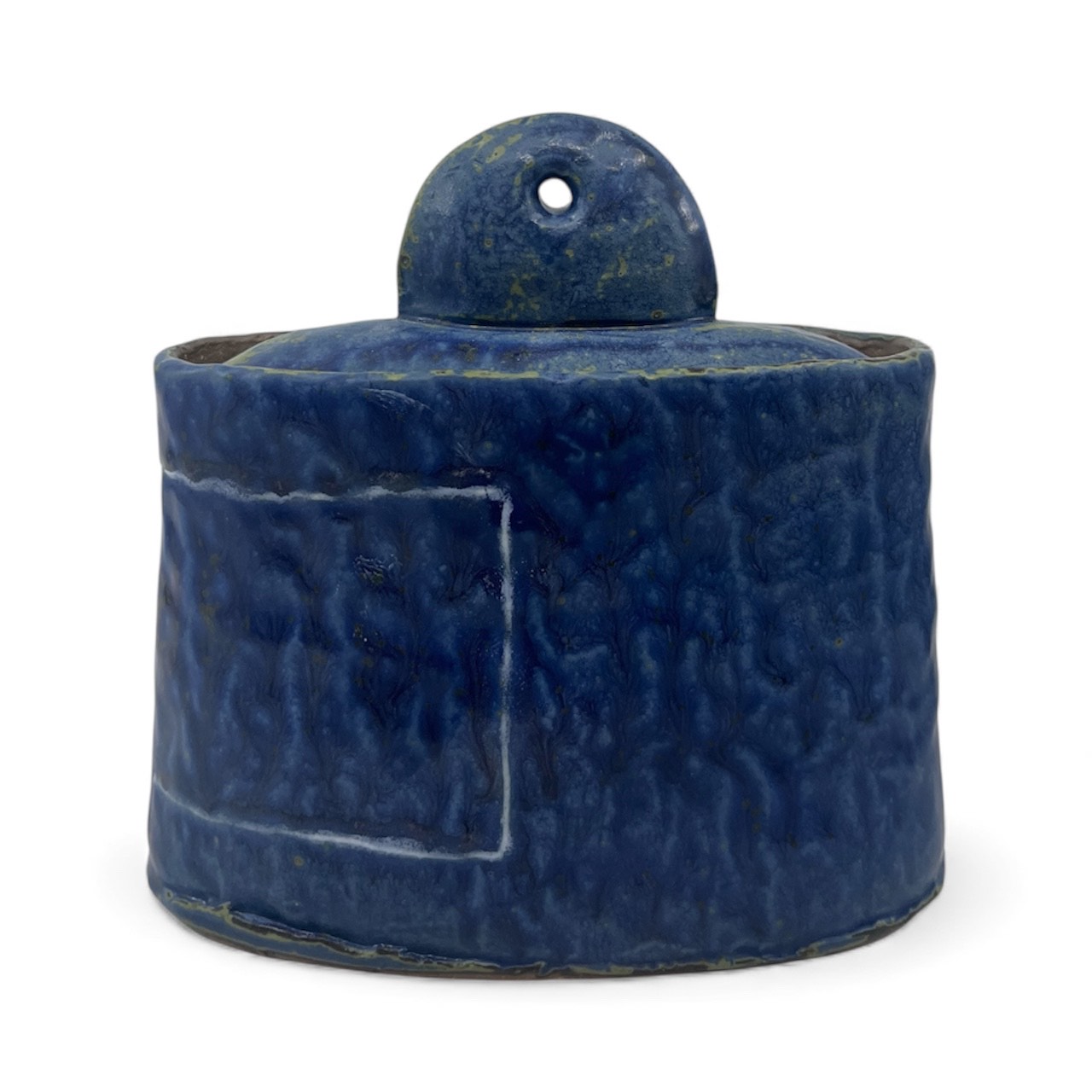 Blue Oval Jar