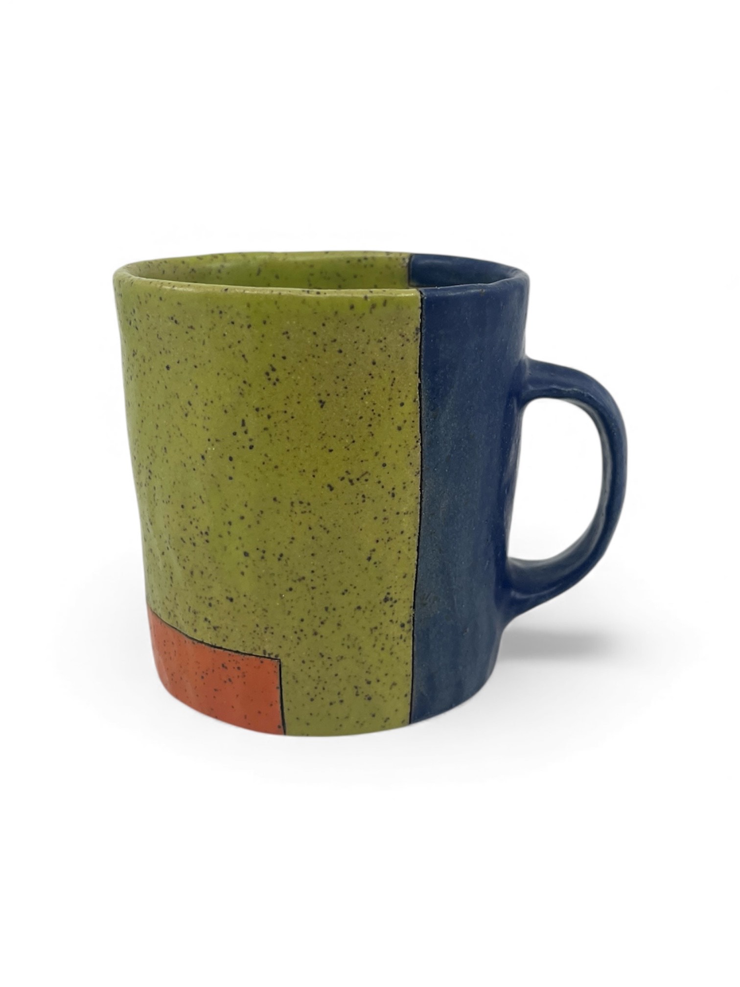 Tall Mug, dark blue/green