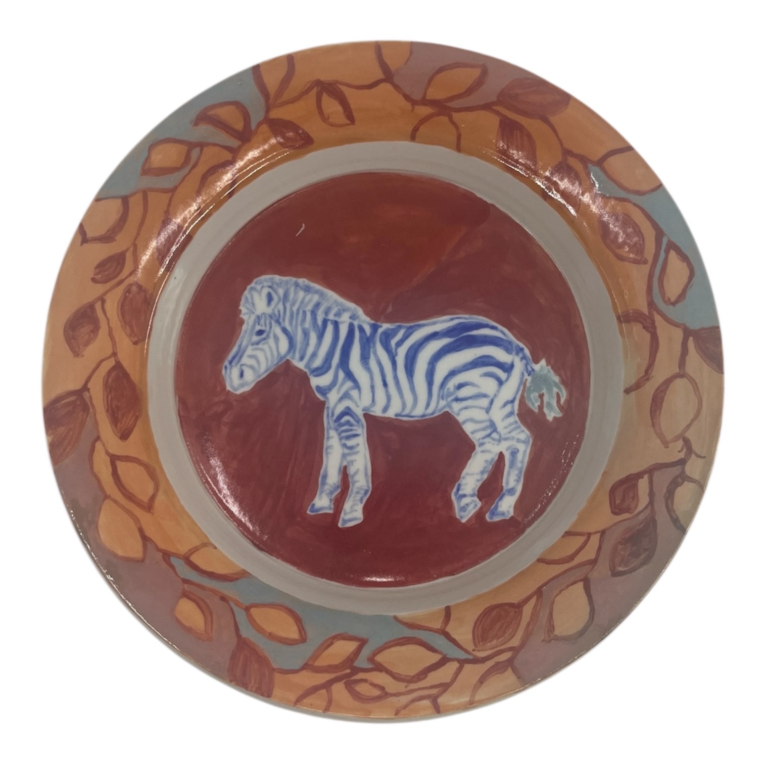 Circus Zebra Plate *Kitchen Sink