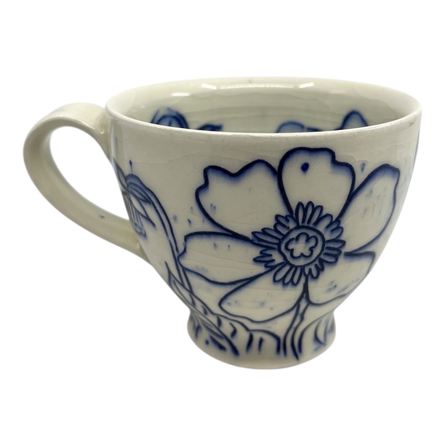 Cobalt Dahlia Mug 2 *Kitchen Sink