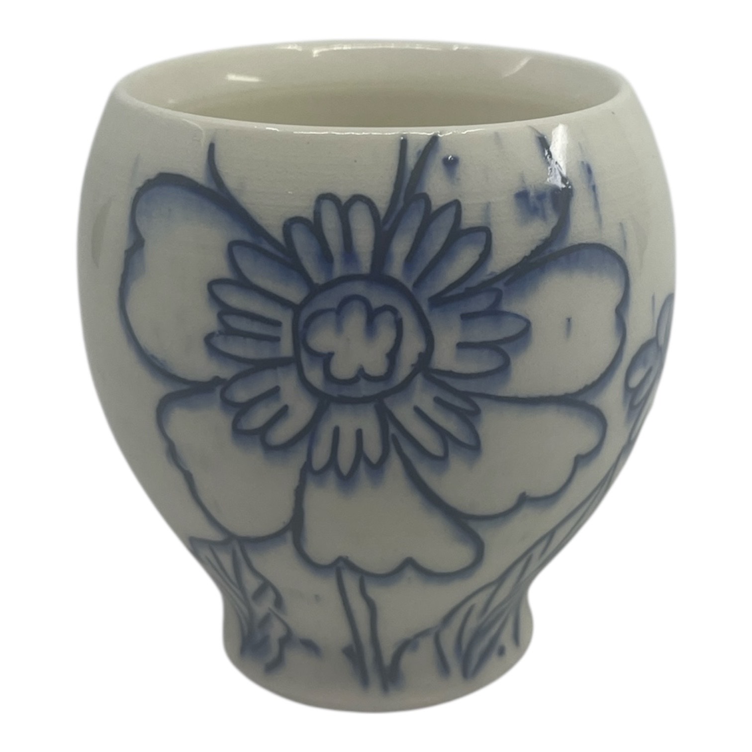 Cobalt Dahlia Cup 2 *Kitchen Sink