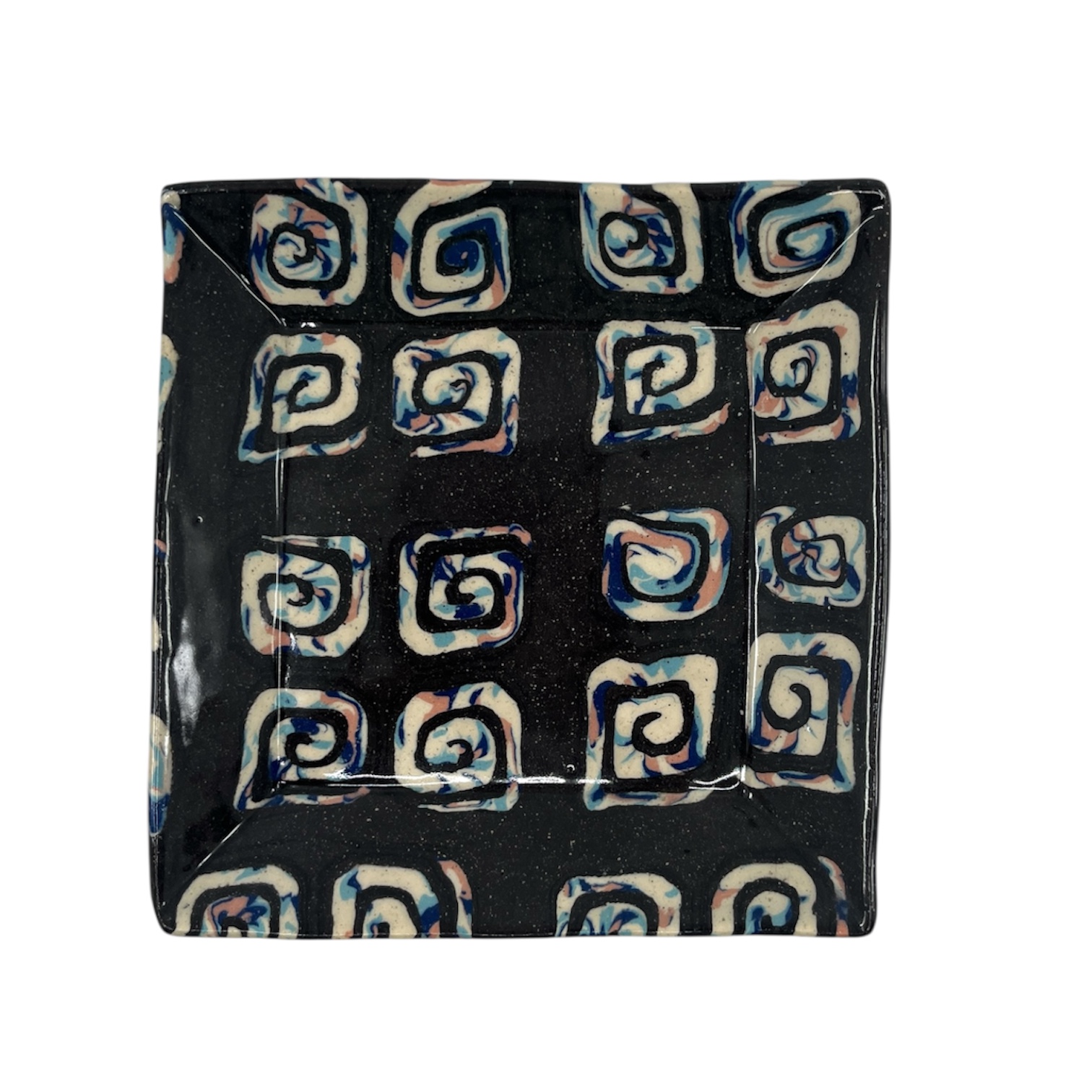 Inverse Nerikomi tray