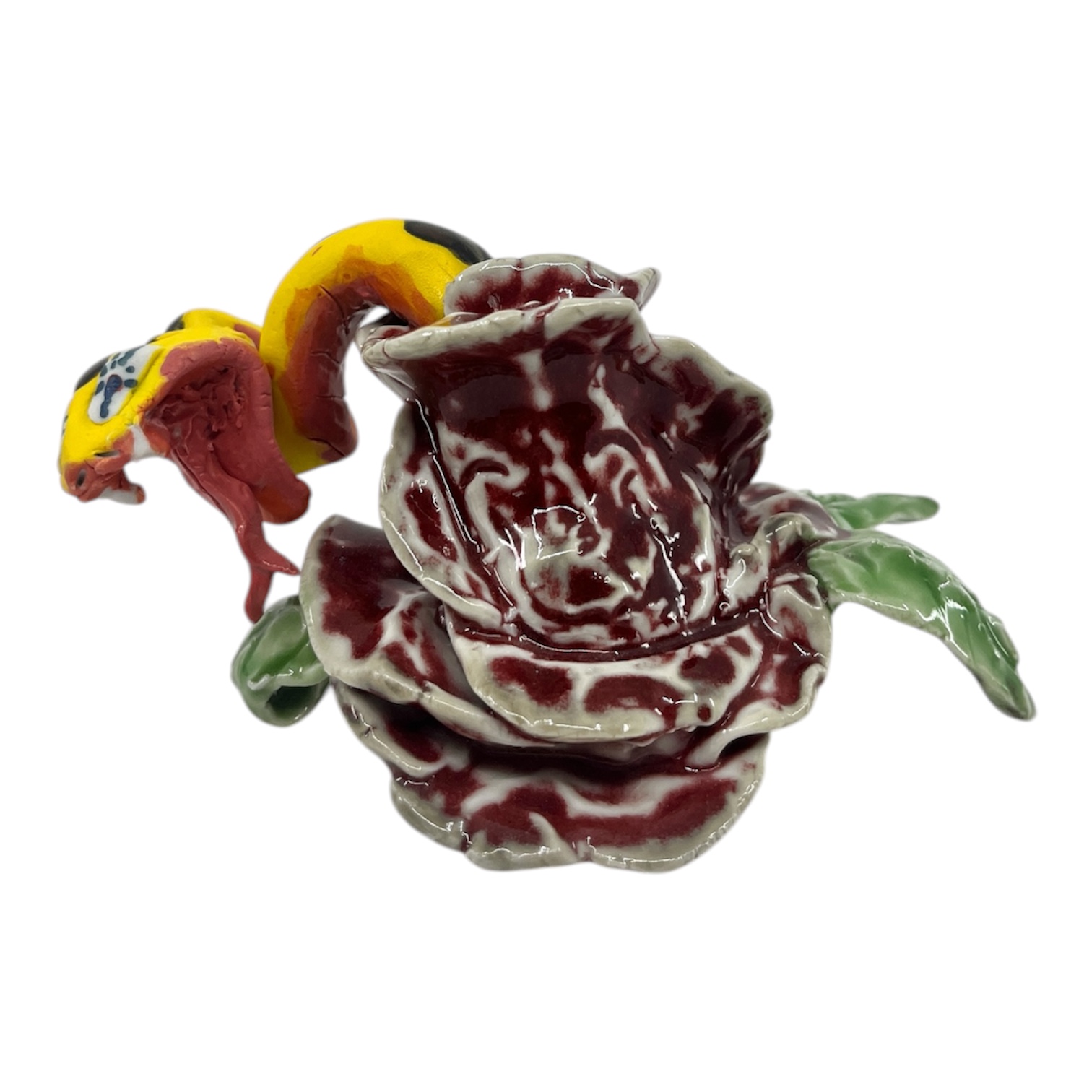 Garden snake, porcelain