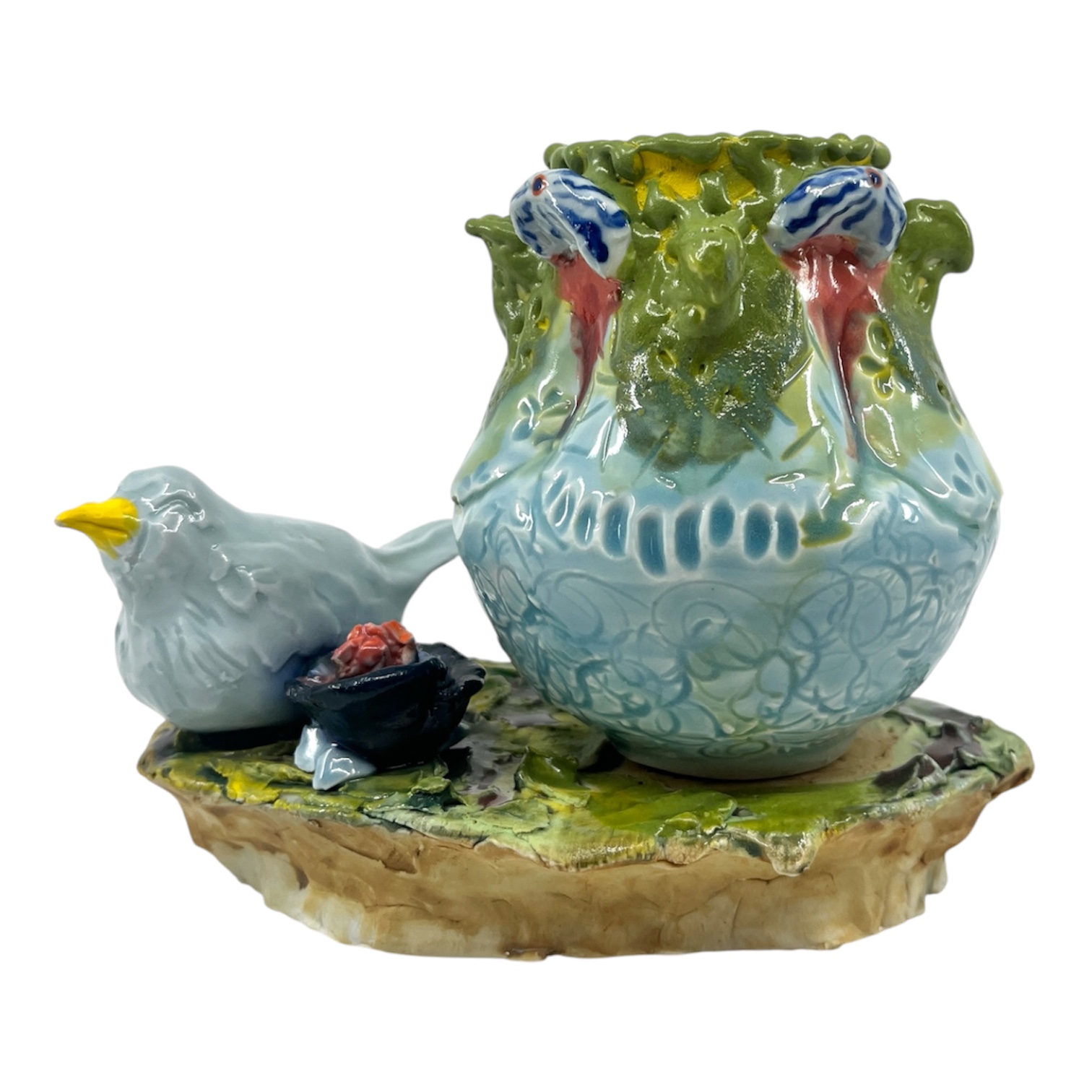 Bird in the Hand, porcelain