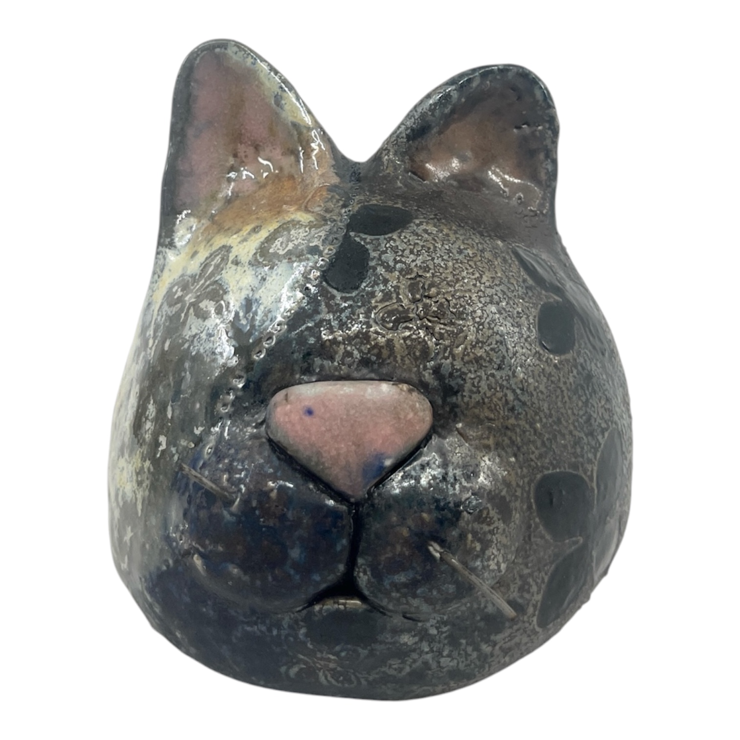 Flower Patterned Cat Head