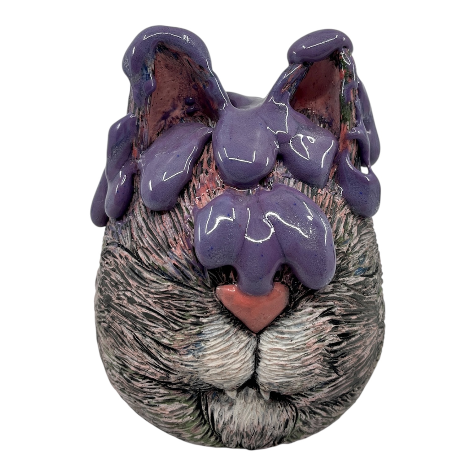 Purple Cat Head