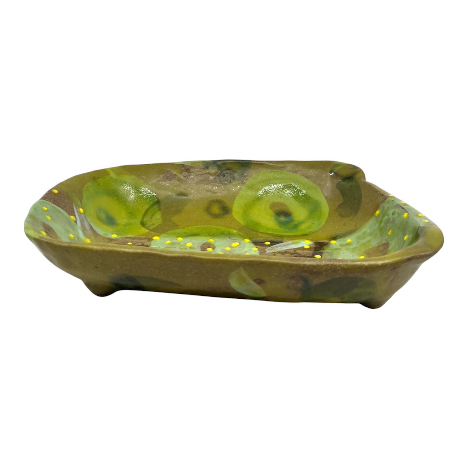 Green Rectangle Plate