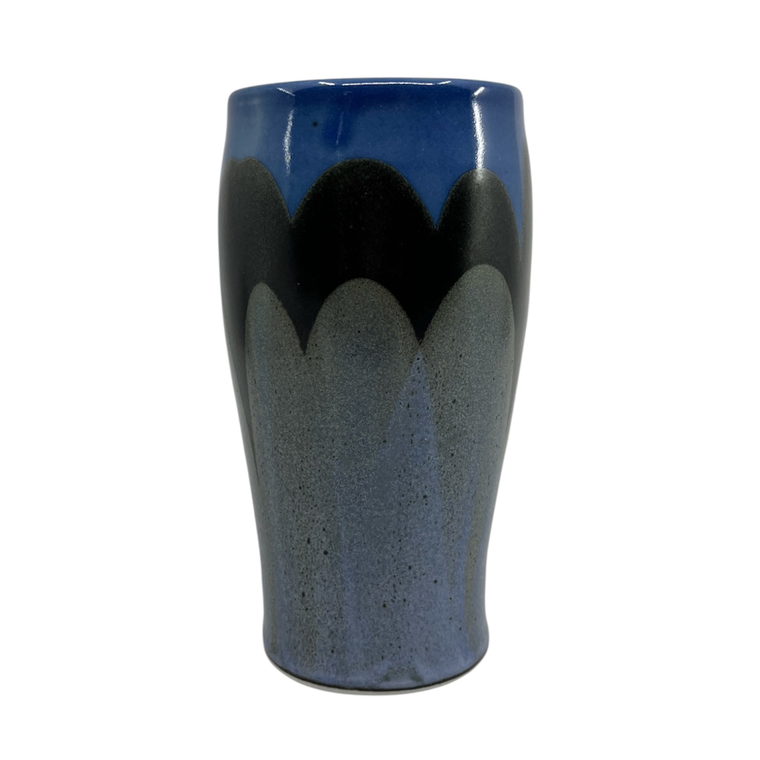 Blue beer cup