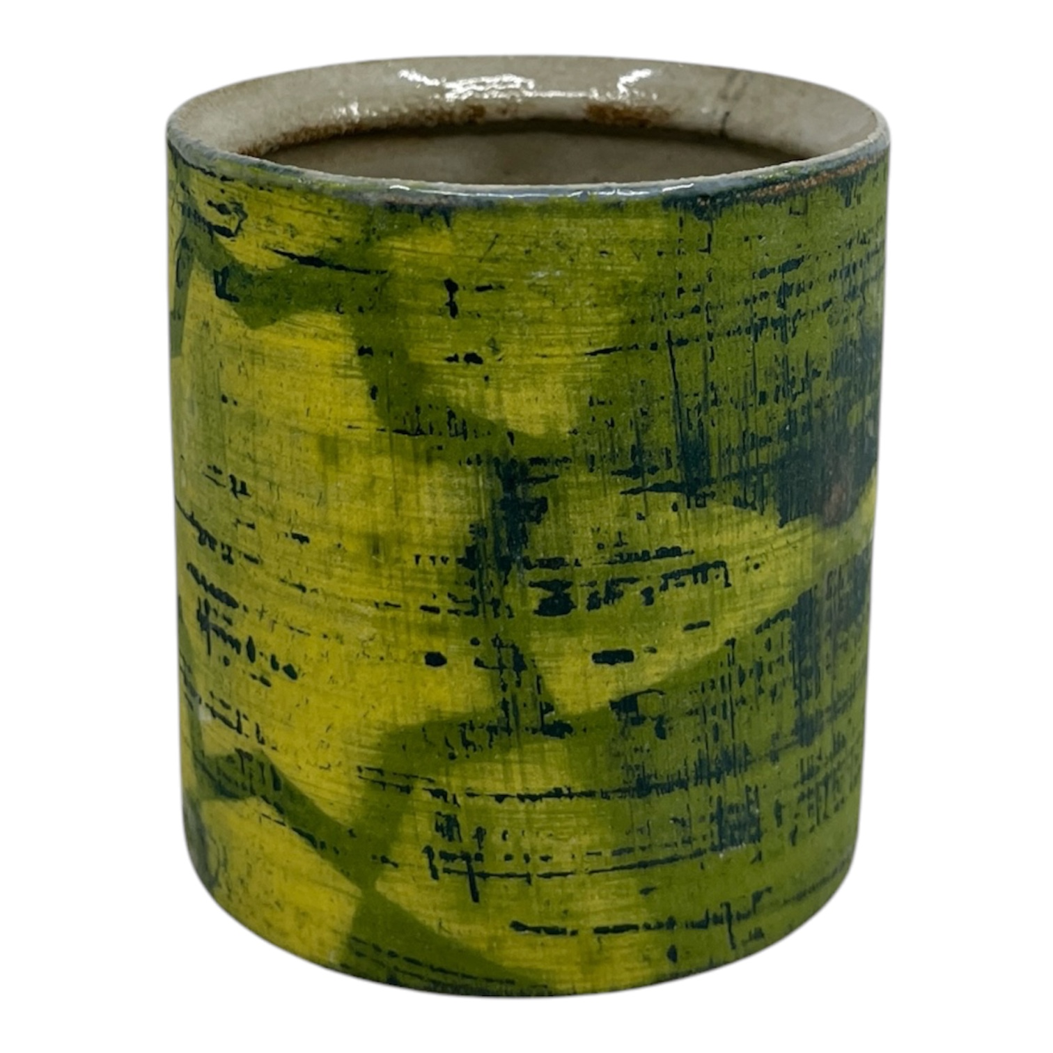 Cup w/ yellow sunburst