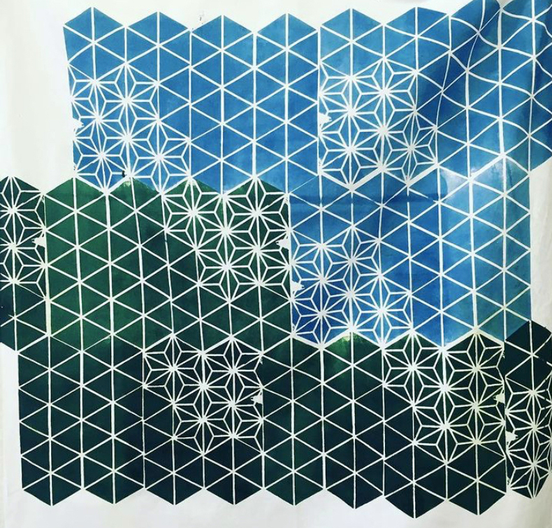 Screen Printing on Fabric with Dye