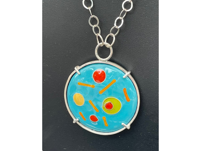 Enameling Cloisonne Style with Silver Wires