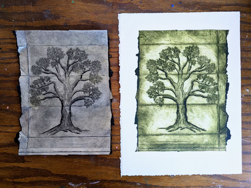 Eco-Friendly Carton Collagraphs!