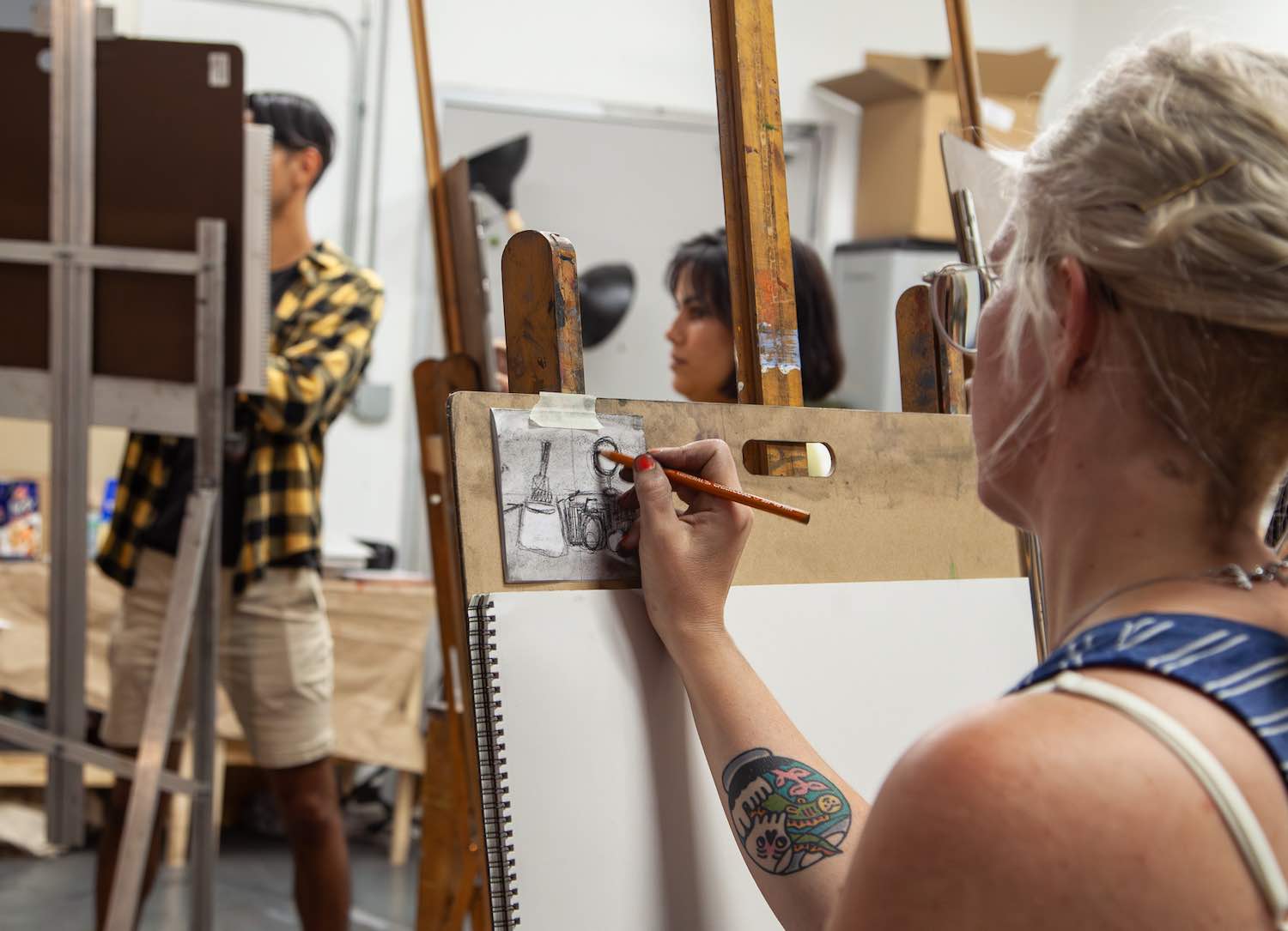 Drawing Into Painting