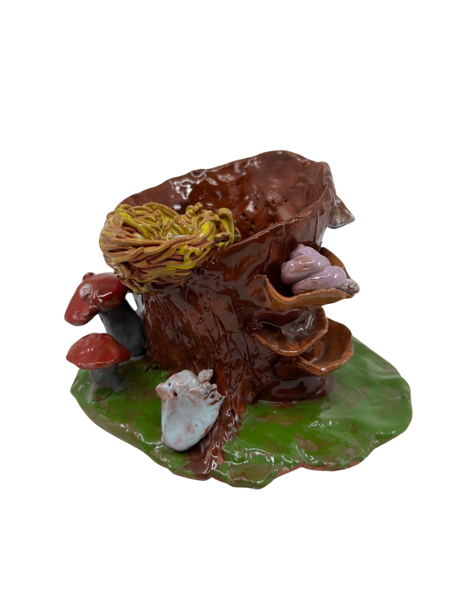 Enchanted Tree Stump Planter